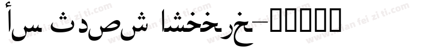 Co Text Arabic字体转换